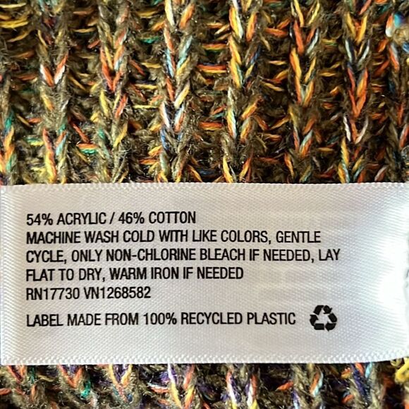 Mossimo Supply Co. Multicoloured Open Face Cardigan Size S - Picture 10 of 10